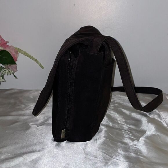 Calvin Klein Nylon Shoulder Bag Crossbody Brown Medium - Picture 3 of 11